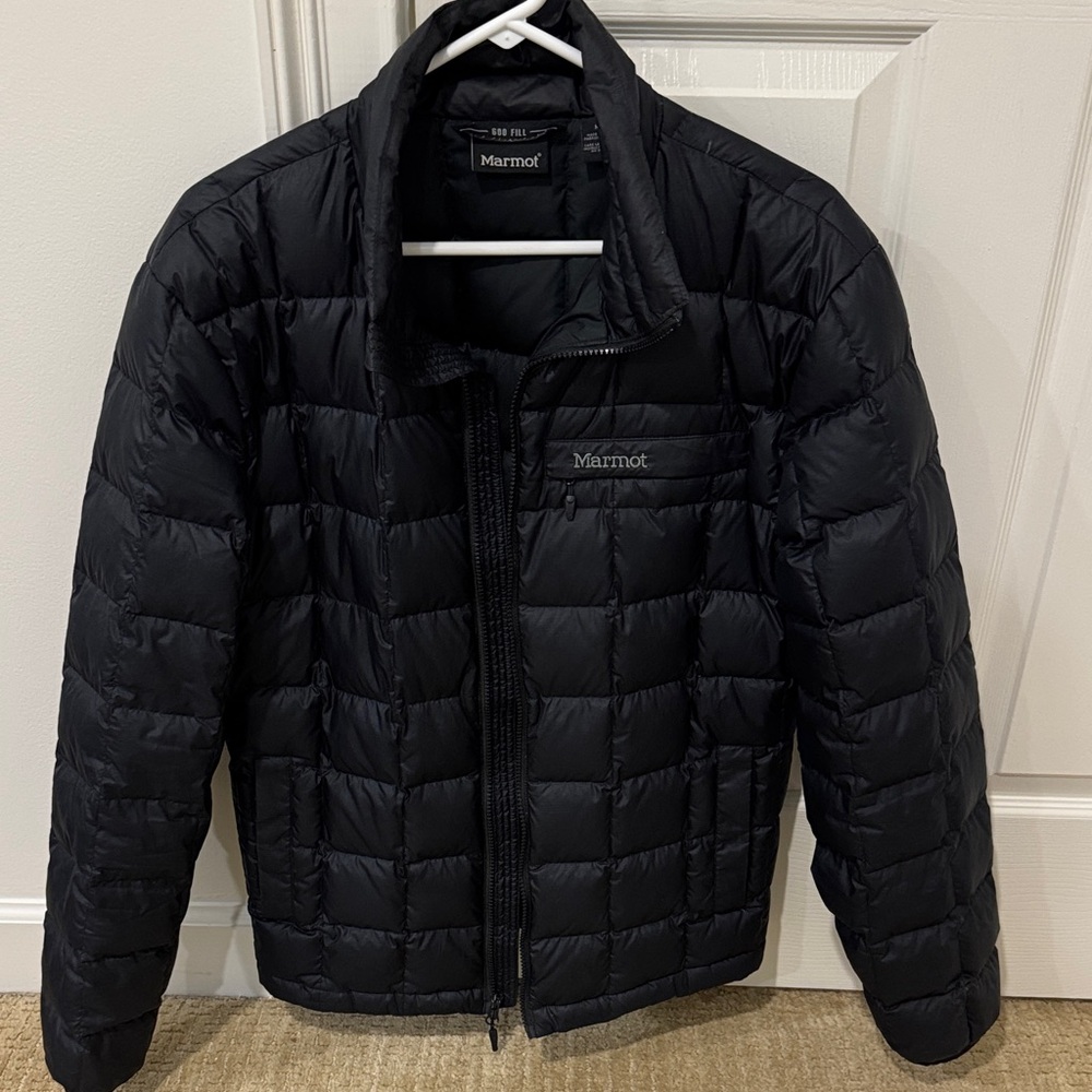 Marmot Men's Black Quilted Puffer Jacket